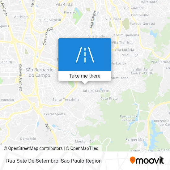 Rua Sete De Setembro map