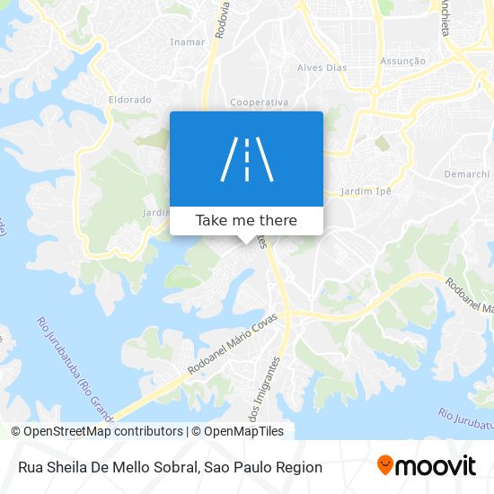 Rua Sheila De Mello Sobral map