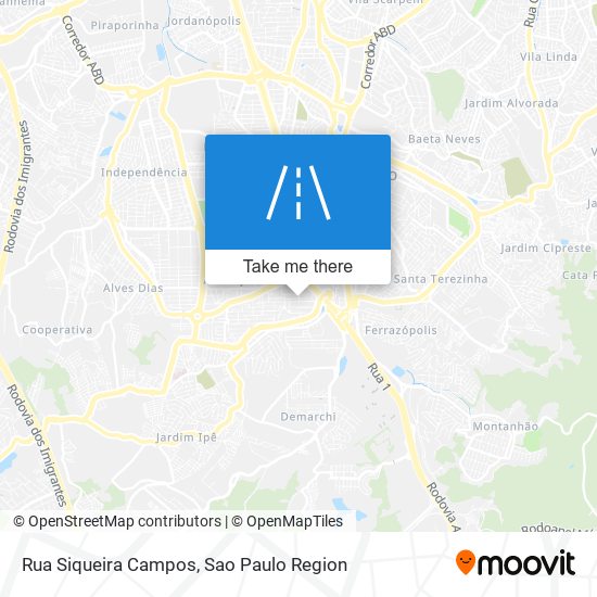 Rua Siqueira Campos map