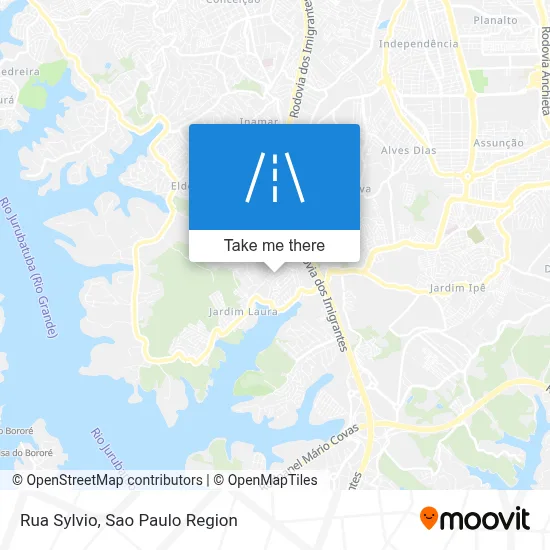 Rua Sylvio map