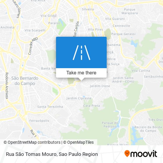 Rua São Tomas Mouro map