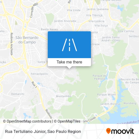 Rua Tertuliano Júnior map