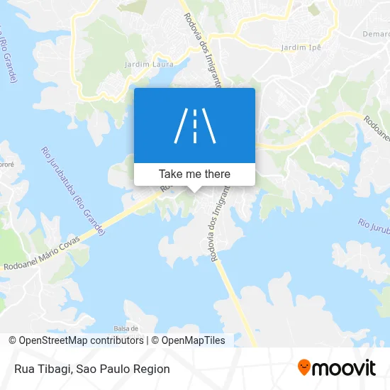 Rua Tibagi map