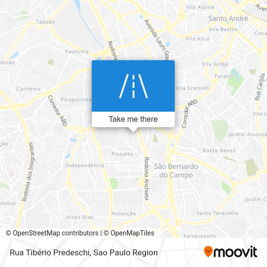 Rua Tibério Predeschi map
