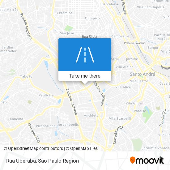 Rua Uberaba map