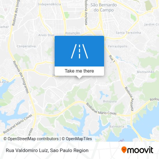 Rua Valdomiro Luíz map