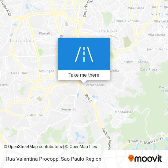 Rua Valentina Procopp map