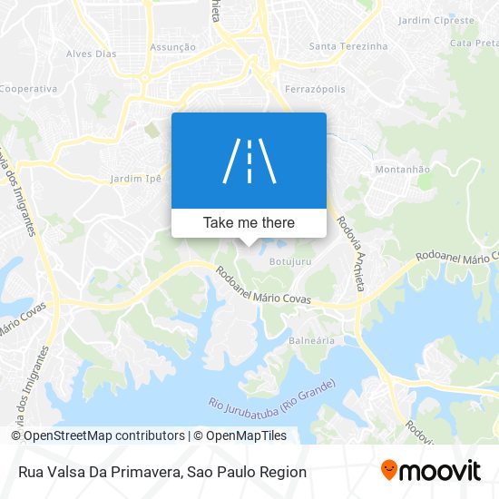 Rua Valsa Da Primavera map