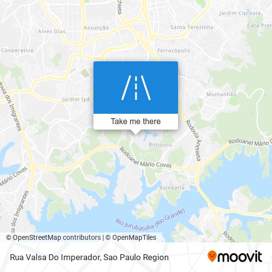 Mapa Rua Valsa Do Imperador