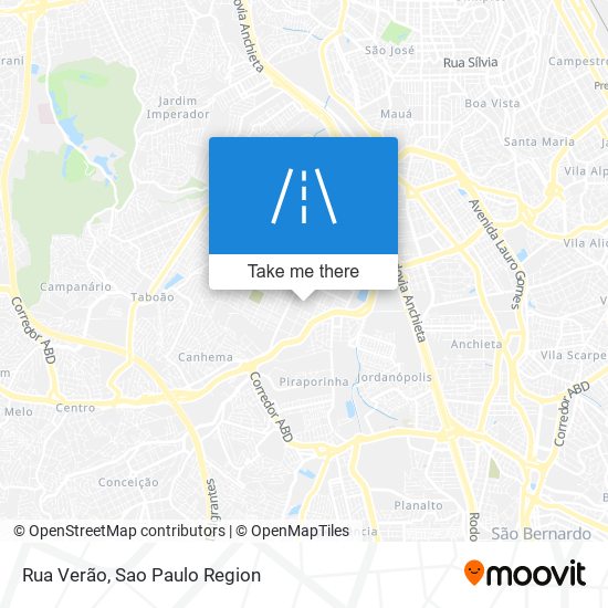 Rua Verão map