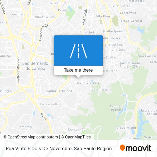 Rua Vinte E Dois De Novembro map
