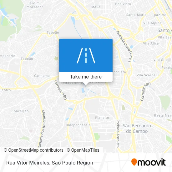 Rua Vitor Meireles map