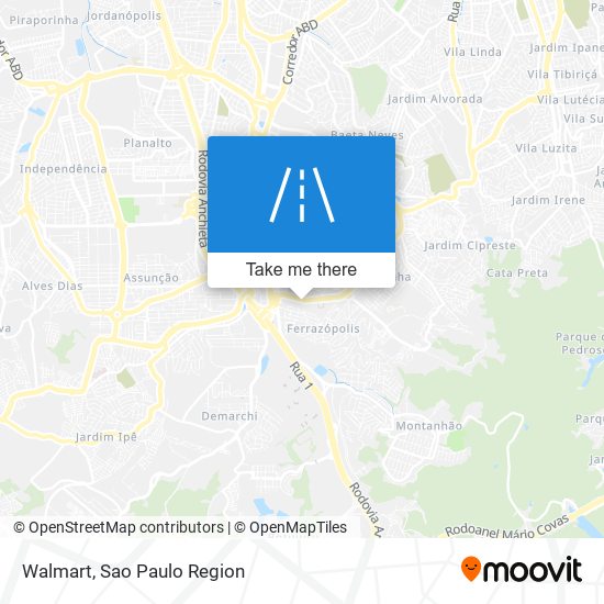 Mapa Walmart