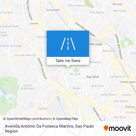 Avenida Antônio Da Fonseca Martins map
