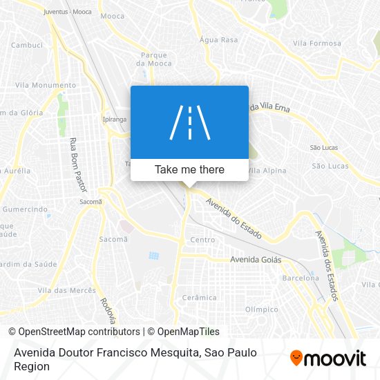 Avenida Doutor Francisco Mesquita map