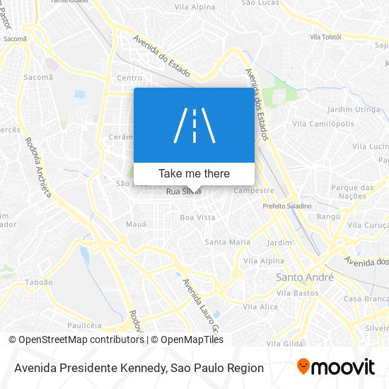 Avenida Presidente Kennedy map