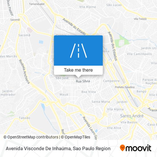 Mapa Avenida Visconde De Inhaúma