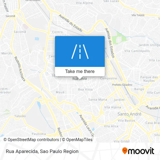 Rua Aparecida map