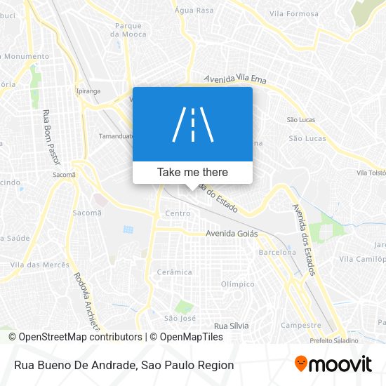 Rua Bueno De Andrade map