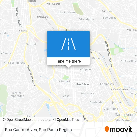 Rua Castro Alves map