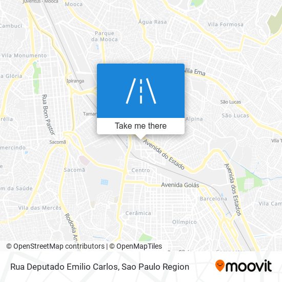 Rua Deputado Emilio Carlos map