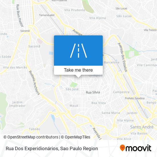 Mapa Rua Dos Experidionários