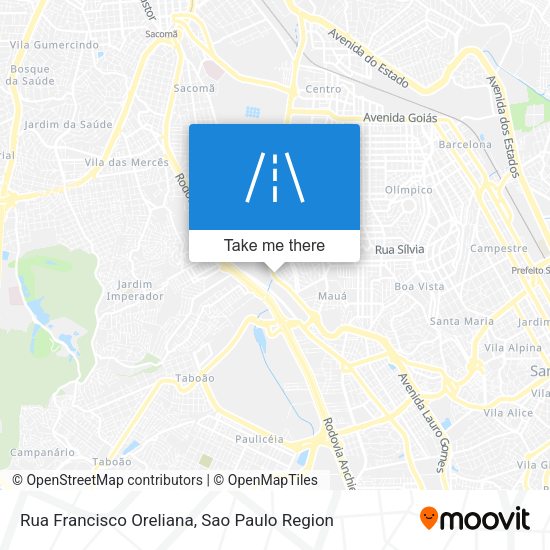 Rua Francisco Oreliana map