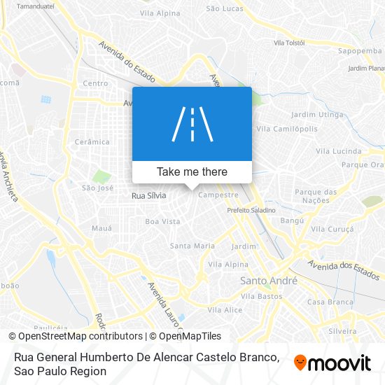 Rua General Humberto De Alencar Castelo Branco map