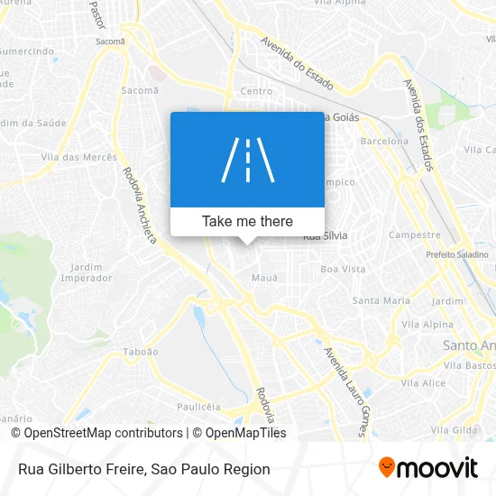 Rua Gilberto Freire map