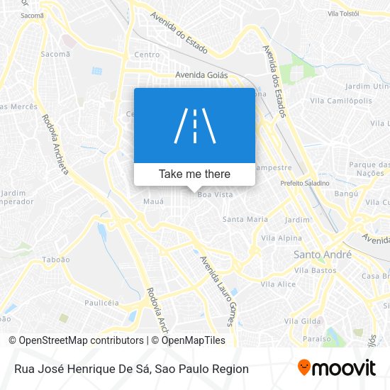 Rua José Henrique De Sá map