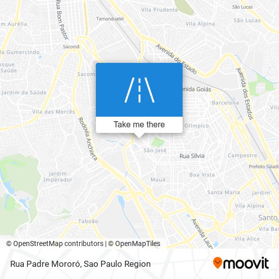 Rua Padre Mororó map