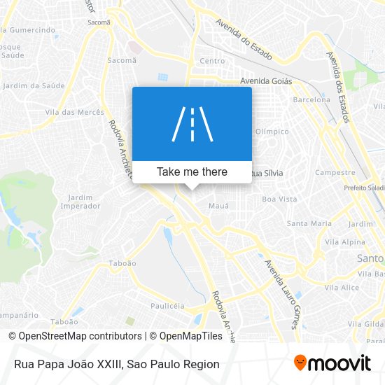 Rua Papa João XXIII map