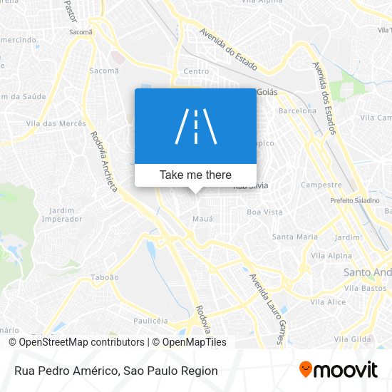 Rua Pedro Américo map