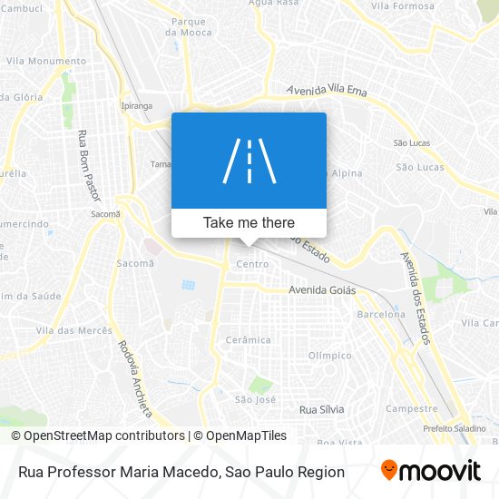 Rua Professor Maria Macedo map