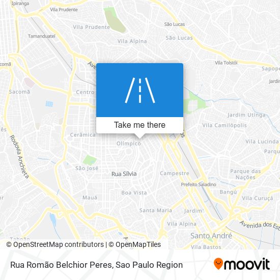 Rua Romão Belchior Peres map