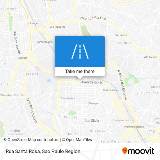 Rua Santa Rosa map