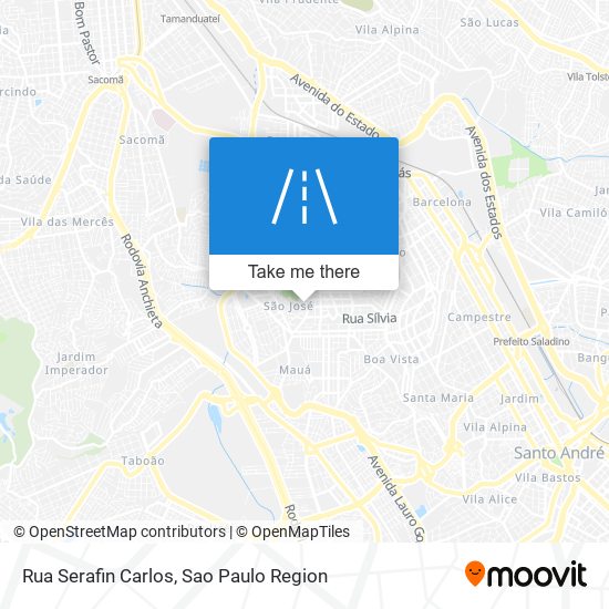 Rua Serafin Carlos map