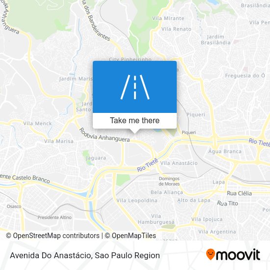 Avenida Do Anastácio map