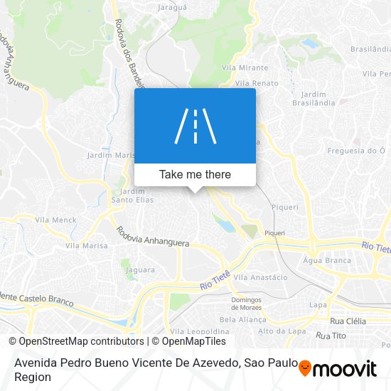 Avenida Pedro Bueno Vicente De Azevedo map