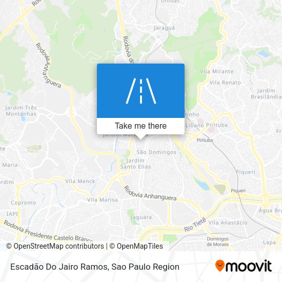 Escadão Do Jairo Ramos map