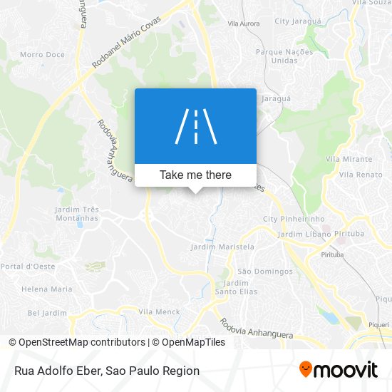 Rua Adolfo Eber map