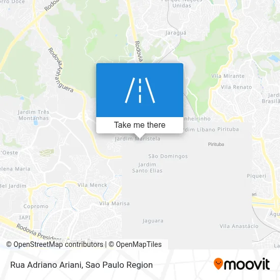 Rua Adriano Ariani map