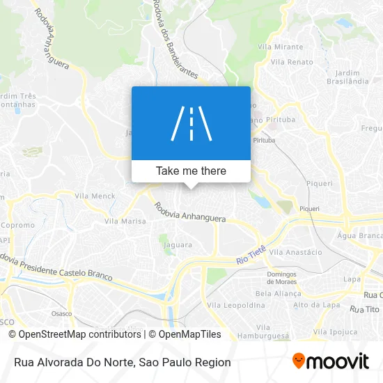 Rua Alvorada Do Norte map