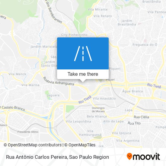 Rua Antônio Carlos Pereira map