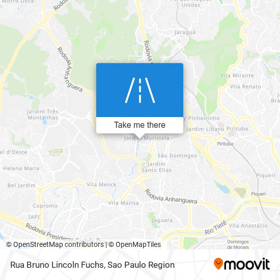 Rua Bruno Lincoln Fuchs map