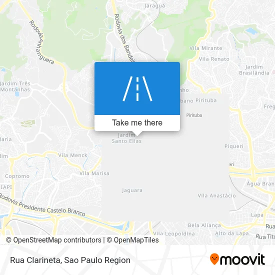 Rua Clarineta map