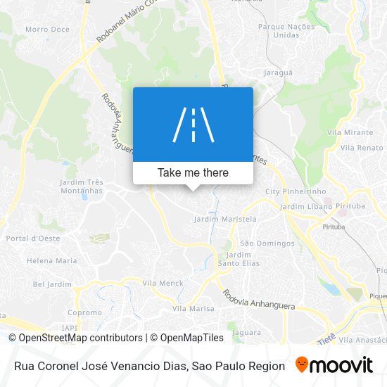 Rua Coronel José Venancio Dias map