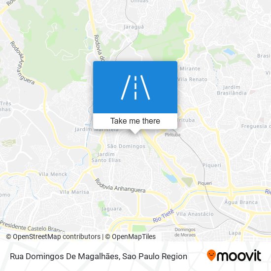 Mapa Rua Domingos De Magalhães