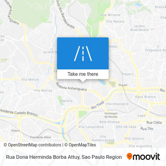 Rua Dona Herminda Borba Attuy map