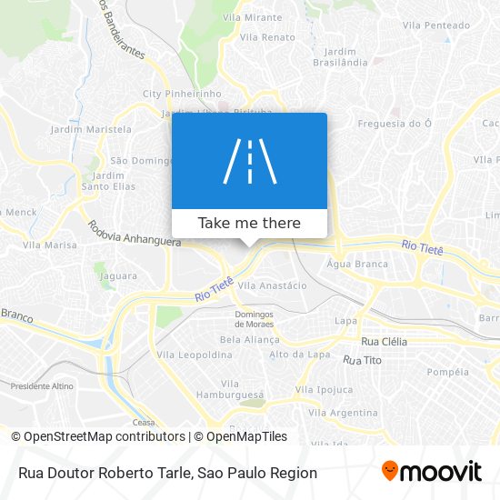 Rua Doutor Roberto Tarle map